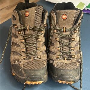 Merrell Men's Dark Brown and Black Outdoor Boots